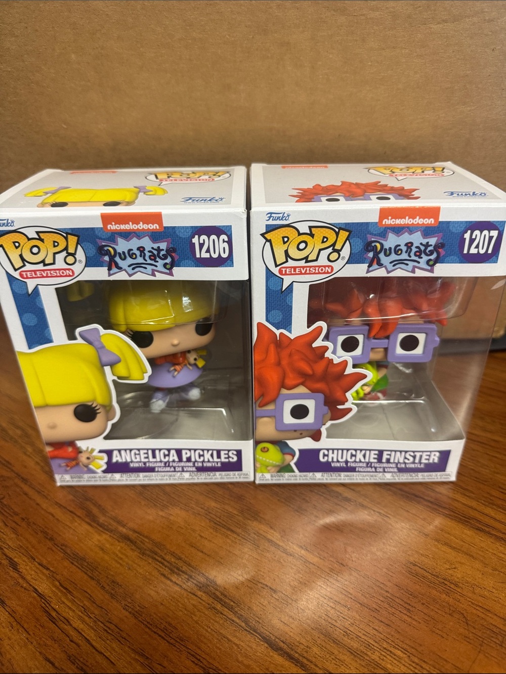 Funko Pop! Rugrats Angelica Pickles & Chuckie Finster Vinyl Figures (Set of 2)
